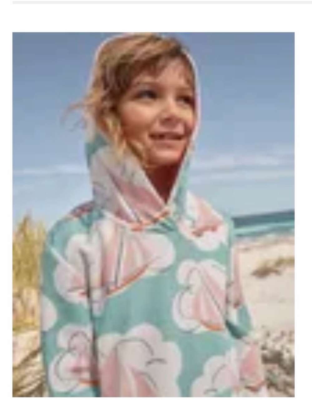 Mini Boden girl toweling beach dress